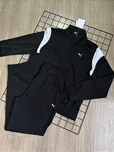 CONJUNTO PUMA FEMININO ( preto/branco )